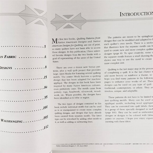 Native American Design Two Books for Quilting and Other Crafts, Brand New - Picture 8 of 11